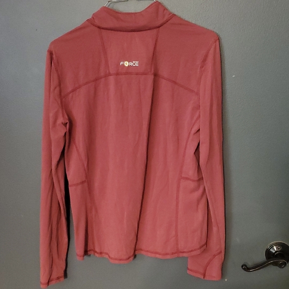 Carhartt Brick Red Quarter Zip Pullover - Picture 4 of 4